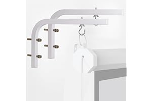 LUX-SCREEN Soporte de Pared para Pantalla de proyección Manual o eléctrica, Formato Universal, Longitud 28cm, fácil Montaje