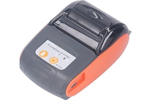 ‎EJOYOUS Bluetooth Rechnungsdrucker, 58mm Kabelloser Thermodrucker USB Bondrucker Belegdrucker Etikettendrucker, für Einzelhandel Restaurants Büro kompatibel mit Android PC (Ohne Fall)