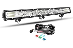 Willpower Barra Led Fuoristrada 71cm 396W Barra Luce a Led Con Cablaggio 12V 24V Combinata di Fascio Impermeabile Fari da Lavoro Led Barra Luminosa a Led per Auto Trattore Camion ATV Barca 4x4