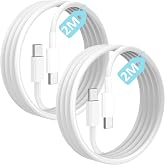 2 Adet x 2Metre Type C-C Kablo Seti, 60Watt PD Hızlı Şarj, TPE Dış Y&uuml;zey, iPhone 15/16/17 ve Android İ&ccedil;in (2Ad x 2Mt A&ccedil;ık Gri