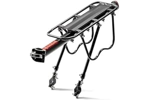 ENGWE MTB Porte-Bagages arrière pour vélo, capacité de 50 kg, avec Support réfléchissant et réglable à dégagement Rapide pour vélo de Montagne