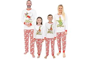 The Grinch Grinchmas Matching Family Christmas Long Pyjamas