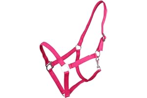 ARBO-INOX® Halfter mit Schiebeschnalle Stallhalfter Basic (Cob, Fuchsia)