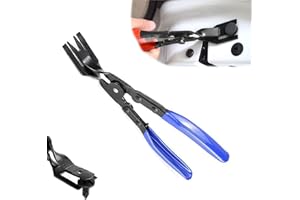 BAYUYI Pince à riveter en plastique, outil pratique pour retirer les rivets, les attaches de fixation, les clips de garniture & les éléments de fixation, pour automobile, chemin de fer, meubles, instrument