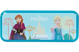 ‎MARKWINS Lip Smacker Frozen Artisan Picknick Beautydose, Frozen Schminkset für Kinder mit 3 Ebenen, Inklusive Lipgloss, Lidschatten, Schminkapplikatoren und Haarzubehör