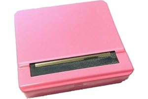 GLAMIFIED , GLAM Glamified - Cigarette Roller Machine Automatic Box, Pink Tobacco Rolling Machines, Roll Your Own Cigarette Metal Premium
