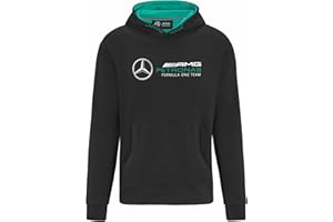 MERCEDES-BENZ Mercedes AMG Petronas Formula One Team - Colección Oficial de Productos derivados de la Fórmula 1 - Sudadera con Capucha con Logotipo