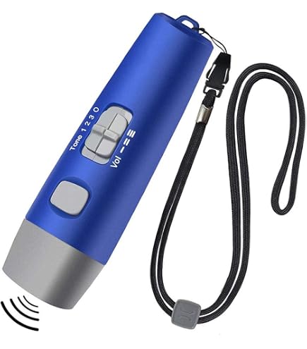 Pack De 2 Silbatos Electrónicos - 3 Tonos Y Volumen Alto (120 DB) | Con Cordón Y Bolsa | Para Entrenadores, Profesores, Emergencias