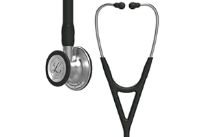 3M Littmann Stéthoscope de diagnostic Cardiology IV, pavillon standard, tubulure noire, 69 cm, 6152