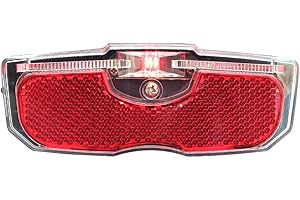 IORDAN Fanale posteriore per bicicletta a LED Fanale posteriore riflettente Luci notturne per mountain bike impermeabili Avvertimento di sicurezza Accessori per il ciclismo fanale posteriore