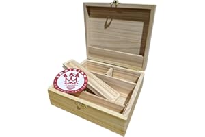 SMO #ItsHowWeRoll! T3 Wood Rolling Box Bundle with 'OG' Slap, Medium, Natural Wood, V3.0