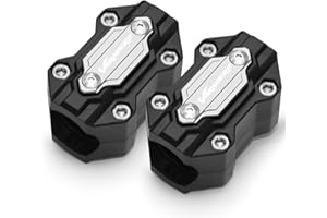 KIZQYN Cadres Bloc De Garniture De Protection De Pare-Chocs De Moteur D'accessoires De Moto pour Varadero XL1000 XL 1000 Varadero 1000 125 (Color : Silver)