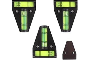 CERIOLL Nivel T-Tipo Magnético Con Burbuja - 3 Piezas En Forma De T, Mini Nivel De 2 Vías