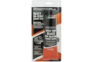 Various Neutral RTV Junta Eléctrica Aceite y Agua Resistencia Anticongelante Siendo Flexible Sellador de Juntas de Silicona para Reparación de Motores de Alta Temperatura, Color Negro