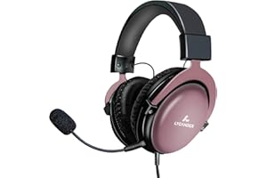 LYCANDER Casque USB avec Microphone Amovible, Prise Audio Hybride 3,5 mm et entrée USB, Construction en Métal Robuste, Convient pour les Appels de Conférence, la Musique, les Films et les Jeux