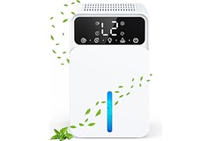 Deshumidificador Eléctrico HONMICON 1500 ML, Silencioso, Temporizador, Luz de 7 Colores, Portátil, para Armario, Dormitorio, Baño