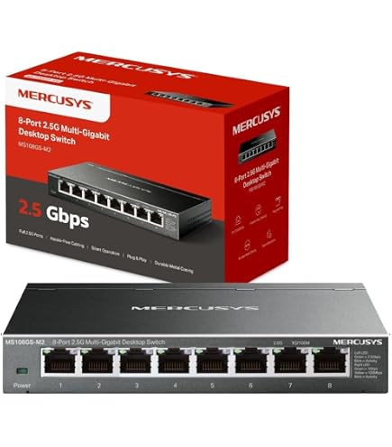 TP-Link SG3210X-M2 Omada 8-Port 2.5G L2+ Managed Switch: Amazon.co