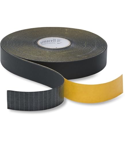 3 metre 15mm x 5mm seul côté antichoc ruban mousse adhésif éponge Jaune