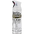 Rust-Oleum 302151 Clear Topcoat Universal Metallic Spray Paint Concrete, Wood, Metal (Clear Dead Flat - 312 Grams)