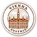 Produktbild 2 x Wien Österreich Vinyl Aufkleber Aufkleber Laptop Reise Gepäck Auto Ipad Schild Fun # 4228 - 10cm/100mm Wide