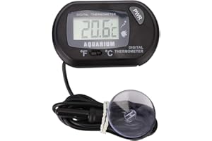 PSSOPP Aquarium Thermometer Digital LCD Fish Tank Water Thermometers Reptile Terrarium Temperature Gauge for Vehicle Reptile Terrarium Fish Tank Refrigerator, -50℃∽ 70℃