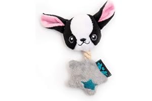 Pet London Jouet couineur en Peluche pour Chien à Poils Longs et Courts Chihuahua Chihuahua et Adultes (Chico (Gris)