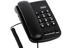 UVITAL ​Landline Telephone for Home, Basic Model Desktop Phone with One Key Redial, Easy to Operate​
