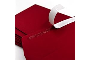 umschlag-discount – buste lettere di alta qualità in color rosso scuro senza finestrella per spedizioni, inviti & Co - 100 buste autoadesive con le dimensioni 220x110 mm (DIN lungo)