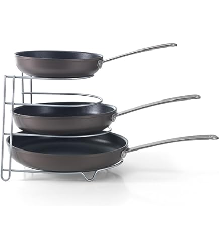 Organizer Per Coperchi Pentole - Porta Coperchi Da Cassetto Con 6 Divisori - Foto 7