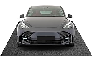 Kistrba Containment Mat 7'9" x 16' Garage Floor Mats, Garage Mat Car Waterproof High Performance Mats for Cars to Protect Against Rain, Snow and Mud