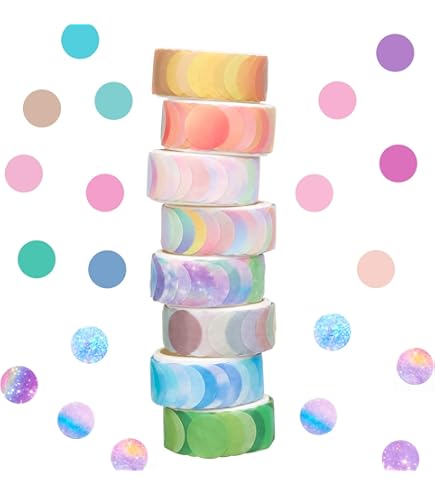 ASFINS Washi Tape Petales De Fleurs, 4 Rouleaux Rouleaux Masking Tape Bullet Journal Ruban Adhésif Décoratif, Pour Scrapbooking, Artisanat De Bricolage, Travaux Manuels, Emballage Cadeau