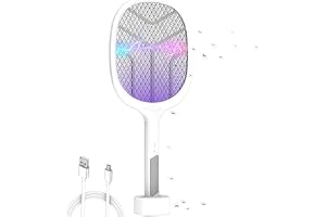 Mr. Right Mosquito Racket Bat with UV Light Mosquito Killer Lamp Bug Zapper | Made in India Long Lasting 1200mAh Lithium-ion 