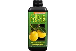 GROWTH TECHNOLOGY LTD 2 X Citrus Focus Balanced Concentrated Liquid Fertiliser 1 Litre