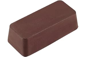 MiJunHD Polishing Compound,1 Piece 100g Honing Block (Brown) for Polishing Metal,Buffing Jewelry,Grinding Woodcarving,Sharpening Knives & Chisel Cutter