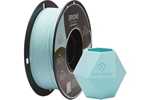 ERYONE Filamento per stampa 3D PLA effetto opaco, 1.75mm Tolleranza +/-0.03mm, 1kg per rotolo, Verde