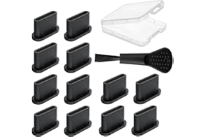 NEODTX USB C Staubschutz Stöpsel 12 Pcs SilikonhüLle USB 3.1 Typ C Port Für Meiste Typ-C Handy Tablet Zubehör iPhone 15 16 pro max Google Samsung Galaxy Xiaomi Redmi XPLORA Motorola USB C Schutzkappe