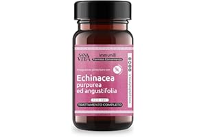 Sanavita Immunill Echinacea, Integratore alimentare, 120 compresse, Trattamento Completo, Formato pilloliera, Senza glutine, qualità italiana