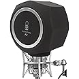 Michear Microphone Wind Screen Pop Filter Portable Soundproof Sponge Shield Foam Cover Sound-Absorbing Reflection Filter for Professional Vocal Booth Home Live Studio