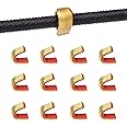 ELONG OUTDOOR Archery Bow String Nocking Points Strings Nock Sets Brass Buckle Clip Knocks (12pcs/pack)
