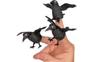 ACCOUTREMENTS 3 Pack Finger Crows Finger Puppets