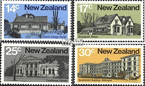 Stamps for collectors: New Zealand 796-799 (complete.issue.) unmounted mint / never hinged 1980 Architecture