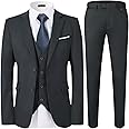 WEEN CHARM mens Modern/Fitted Business Suit Pants Set