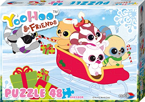 Preisvergleich Produktbild Noris 606031130 - Yoohoo & Friends - Puzzle, Winter, 48 Teile