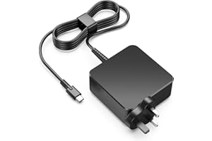 YSSTKFD USB C Laptop Charger, Fast PD 65W USB C Charger with 1.7m Cable Compatible with Lenovo ThinkPad, Yoga, Chromebook, Steam Deck, Huawei Matebook, MacBook Air/Pro, HP, Dell, Acer, Asus and Samsung