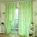 Produktbild Weiden Tüll Fenster Tür Vorhang Leaf & # xff08; Grün & # xff09;