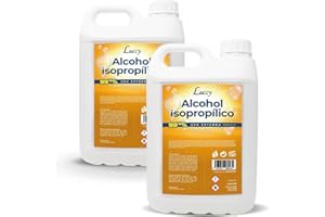 MUNTRADE Luccy Alcohol Isopropílico 99,9% Puro 10 L | Isopropanol | Limpieza y Desinfección de Superficies y Componentes Electrónicos