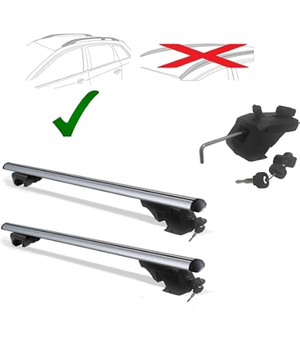 Barre Portatutto Per Golf V Berlina 5 Porte 2004-2008 - Portata 75kg