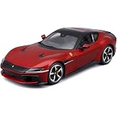Bburago Ferrari 12 silindir R &amp; P araba 1:25 &ouml;l&ccedil;ekli, kaput ve a&ccedil;ılan kapılar, resmi lisanslı Ferrari, Tavsiye edilen yaş 3+ 