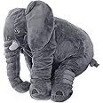 DearJoy Big Size Fibre Filled Stuffed Animal Elephant Soft Toy for Kids of Plush Hugging Soft Toy for Kids boy Girl Birthday Gift (3 Years+, 60 cm, Grey Color)