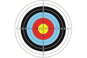 MZY1188 10 pcs Tir À l'arc Papier Visage, Airsoft Tir Objectifs De Formation, Tir À l'arc Cibles Papier Visage Flèche Arc Tir Papier pour La Chasse Pratique